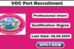 VOC Port Authority Recruitment 2025
