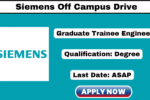 Siemens Off Campus Drive 2025