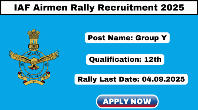 IAF Airmen Rally Recruitment 2025