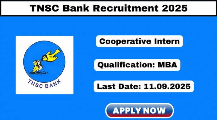 TNSC Bank Recruitment 2025