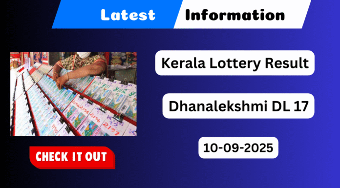 Kerala Lottery Today Result 10.09.2025