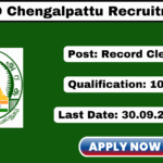 TNRD Chengalpattu Recruitment 2025 Apply Office Assistant Jobs TNRD Chengalpattu Recruitment 2025