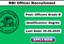RBI Recruitment 2025