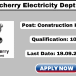 Puducherry Electricity Dept Recruitment 2025 Apply Construction Helper Jobs Puducherry Electricity Dept Recruitment 2025