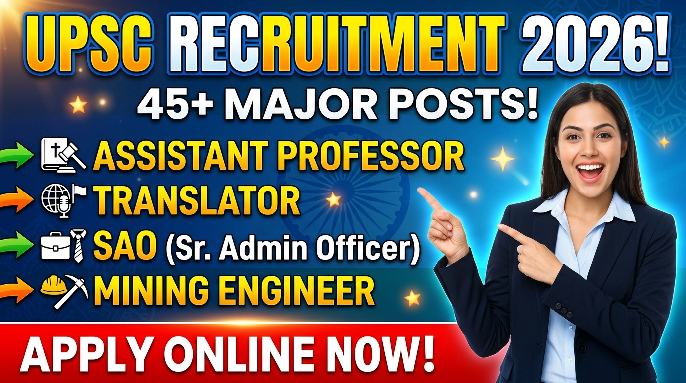 UPSC Recruitment 2026