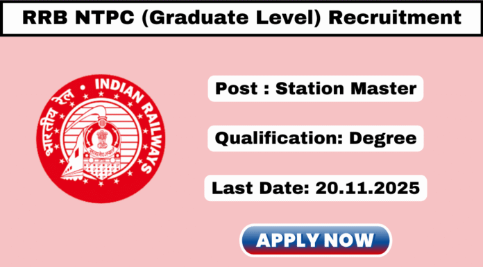 RRB NTPC (Graduate Level) Recruitment 2025