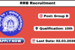 RRB Group D Recruitment 2026