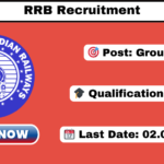 RRB Group D Recruitment 2026 Apply 22195 Vacancies! RRB Group D Recruitment 2026