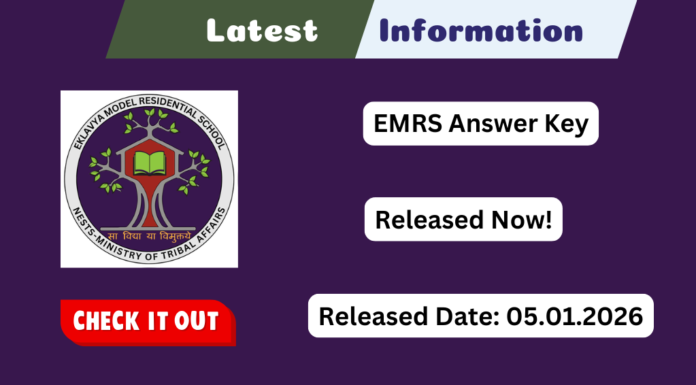 EMRS Answer Key 2026 EMRS Answer Key 2026