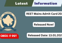 REET Mains Admit Card 2026 OUT | Download Rajasthan 3rd Grade Teacher Hall Ticket at rssb.rajasthan.gov.in & SSO Portal REET Mains Admit Card 2026 OUT | Download Rajasthan 3rd Grade Teacher Hall Ticket at rssb.rajasthan.gov.in & SSO Portal