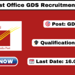 TN Post Office GDS Recruitment 2026 Apply 2019 Gramin Dak Sevak Jobs TN Post Office GDS Recruitment 2026