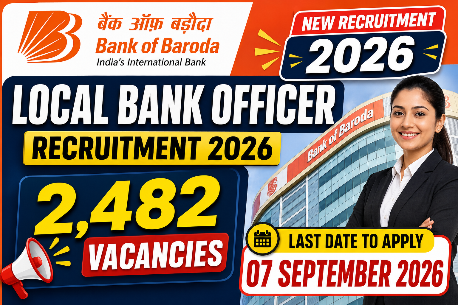 Bank of Baroda Recruitment 2026