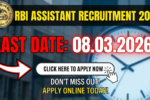 RBI Assistant Recruitment 2026