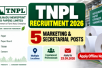 TNPL Recruitment 2026