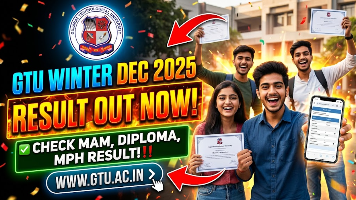 GTU Winter Dec 2025 Result