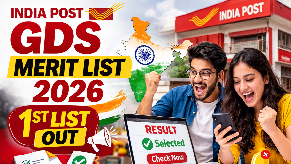 India Post GDS 1st Merit List 2026