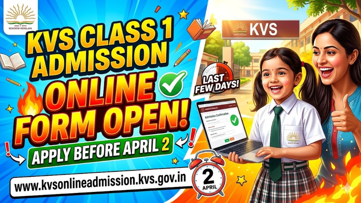 KVS Class 1 Admission 2026-27