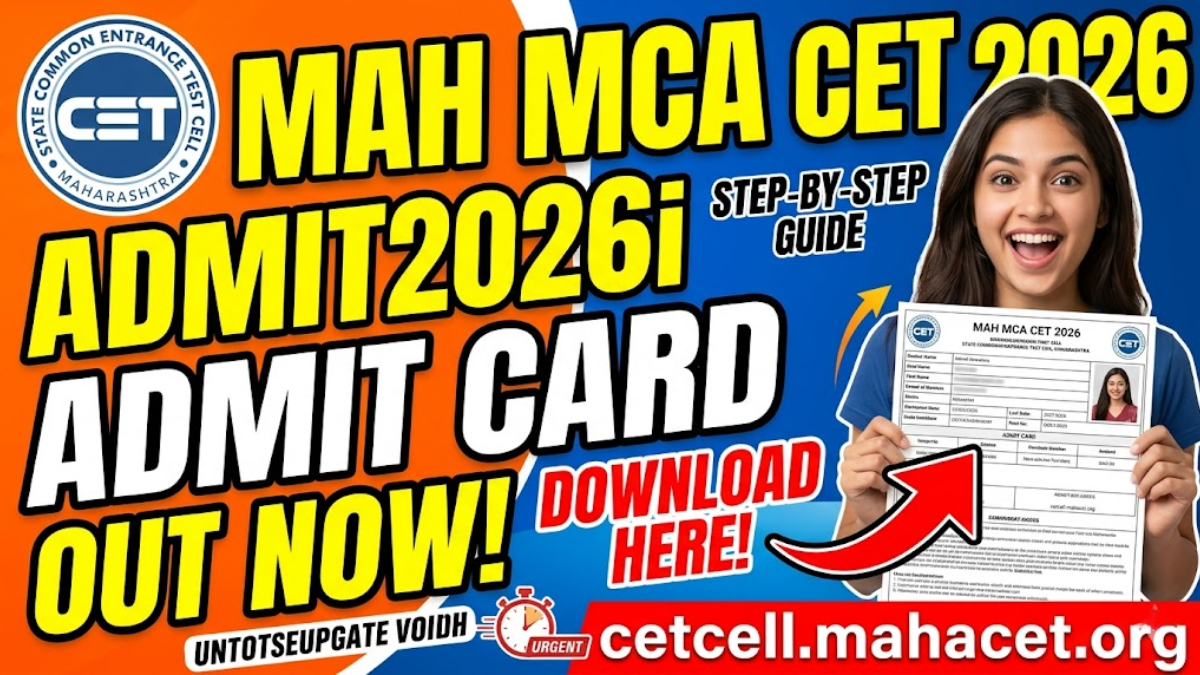 MAH MCA CET Admit Card 2026