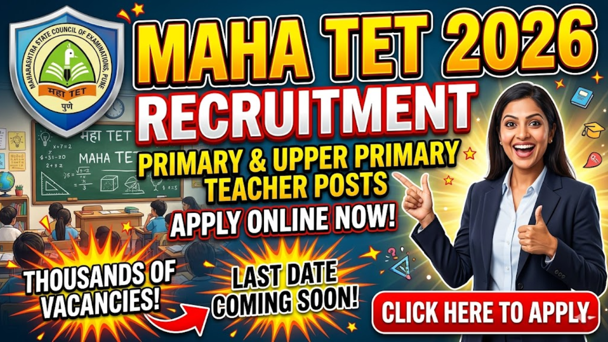 MAHA TET Recruitment 2026