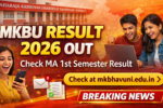MKBU MA 1st Semester Result 2026
