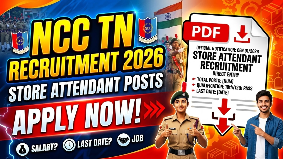 NCC TN Recruitment 2026
