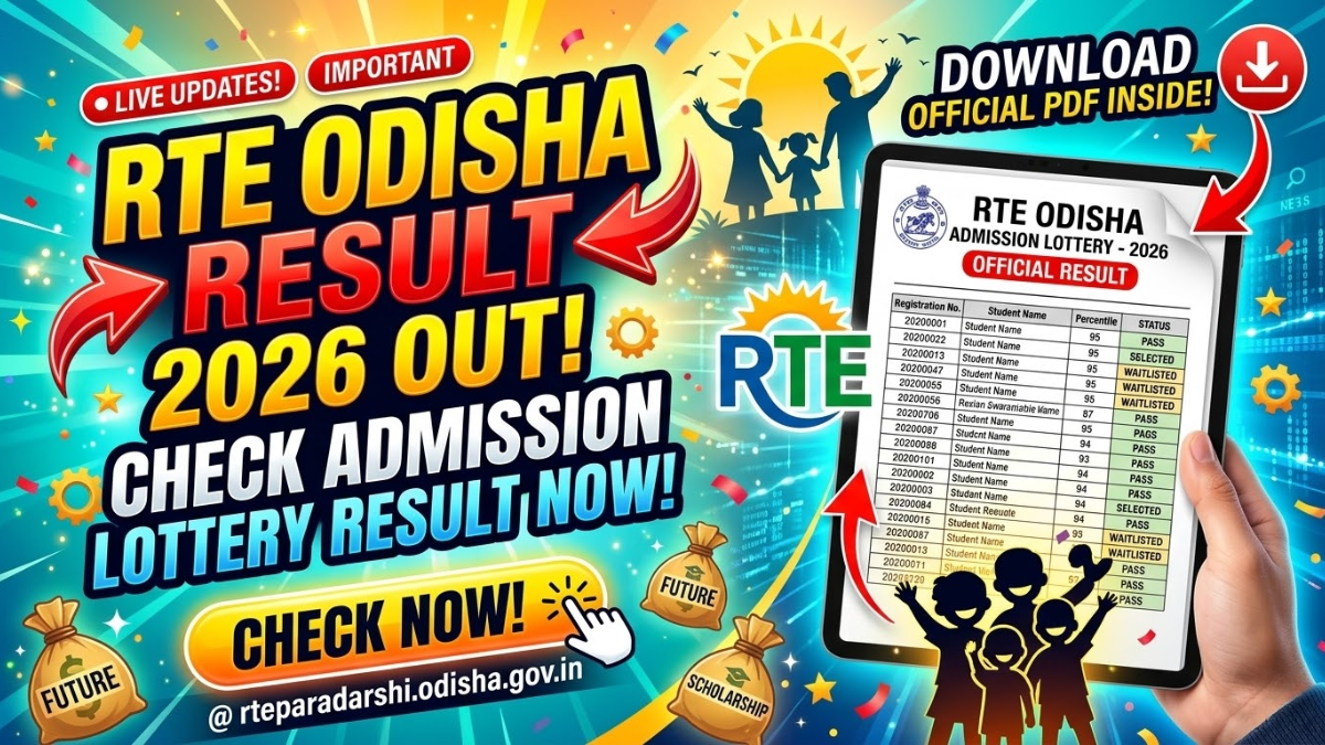 RTE Odisha Result 2026