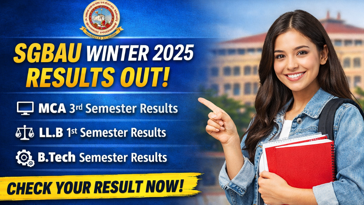 SGBAU Winter 2025 Semester Result