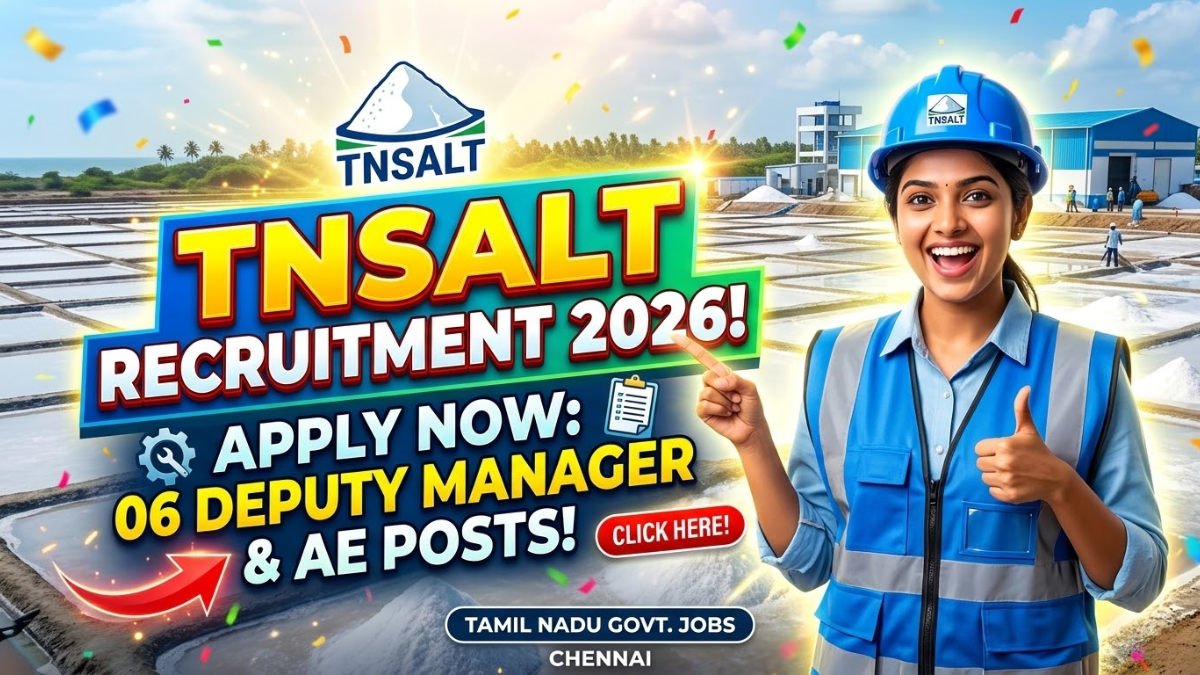 TNSALT Recruitment 2026