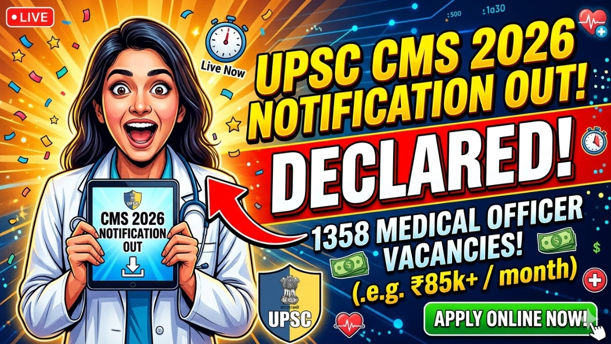 UPSC CMS 2026 Notification
