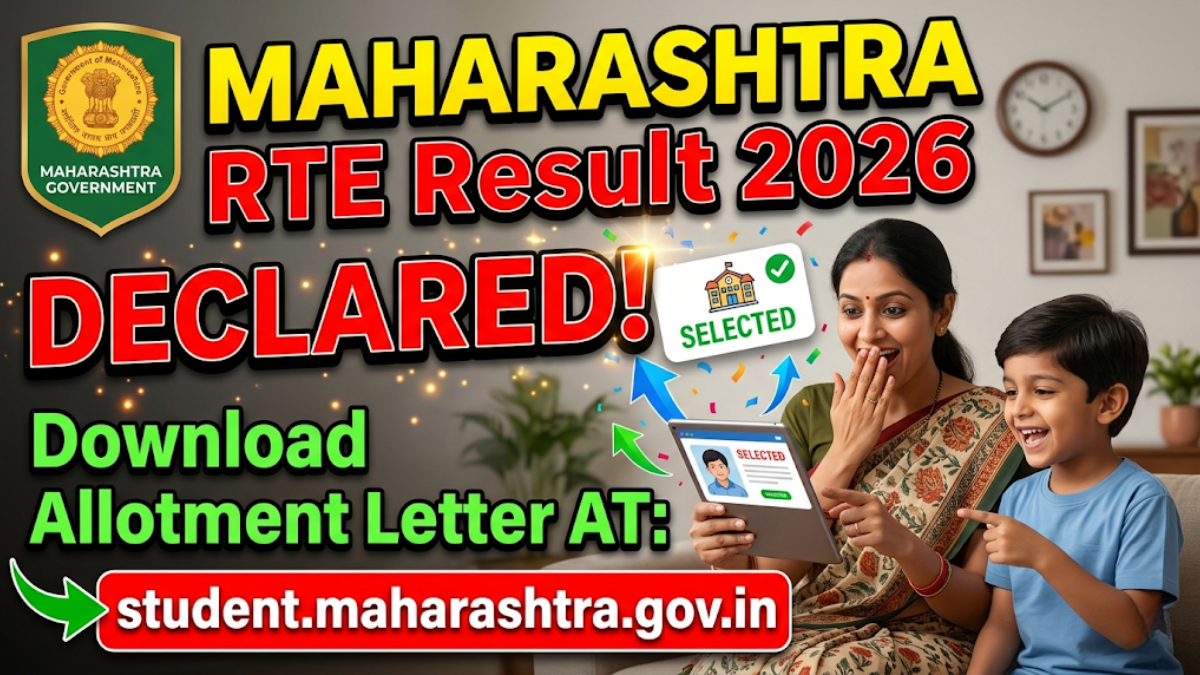 Maharashtra RTE Result 2026