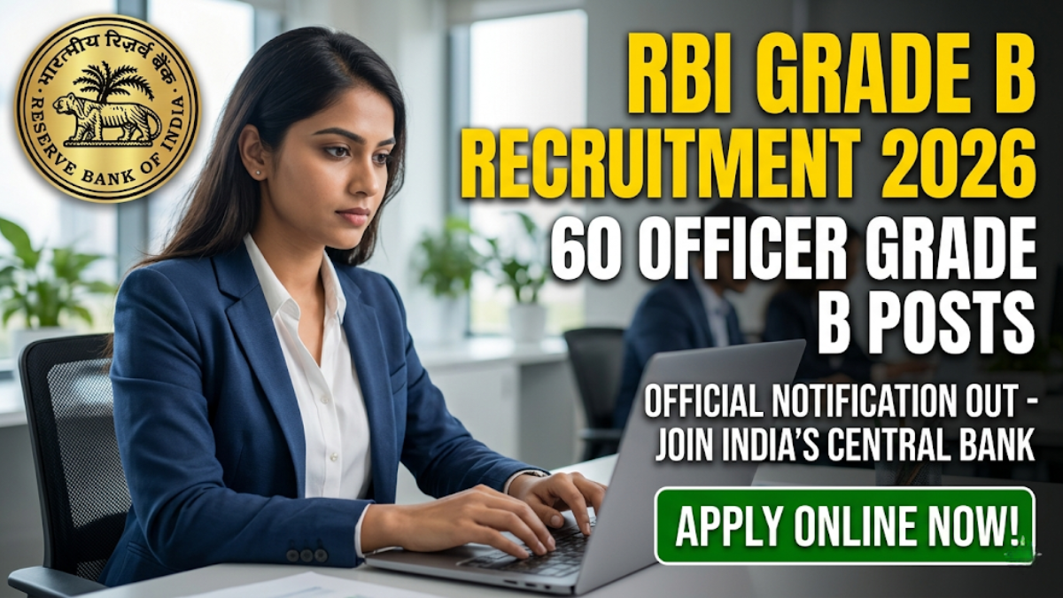 RBI Grade B Recruitment 2026
