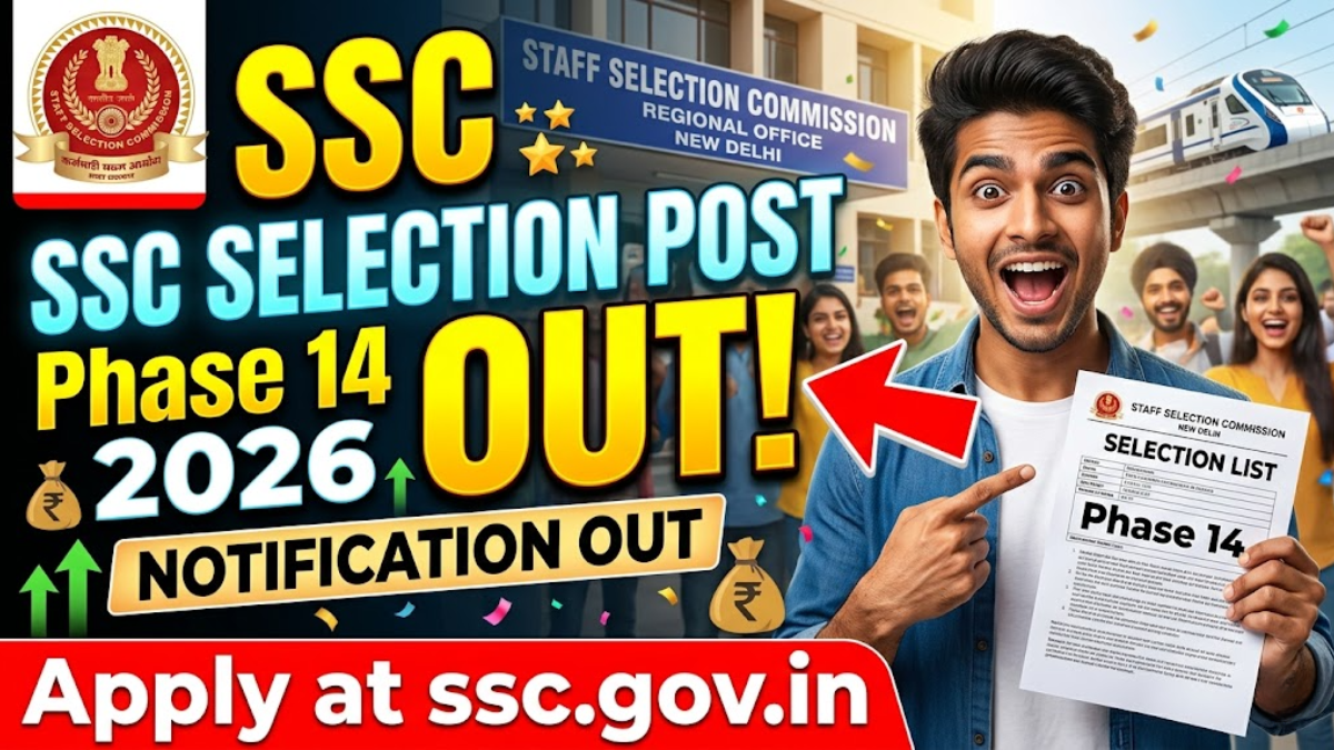 SSC Selection Post Phase 14 2026 Notification