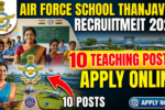 Air Force School Thanjavur Recruitment 2026