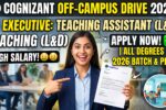 Cognizant Off Campus Drive 2026