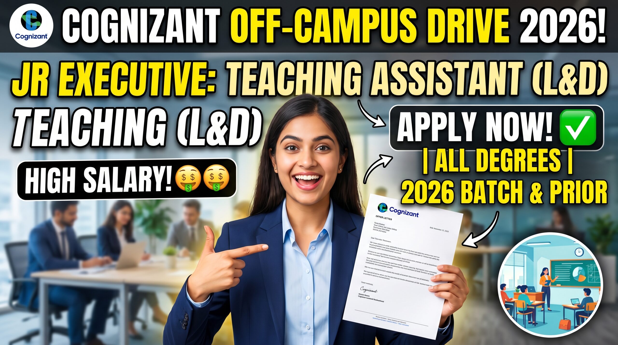 Cognizant Off Campus Drive 2026