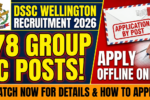 DSSC Wellington Recruitment 2026