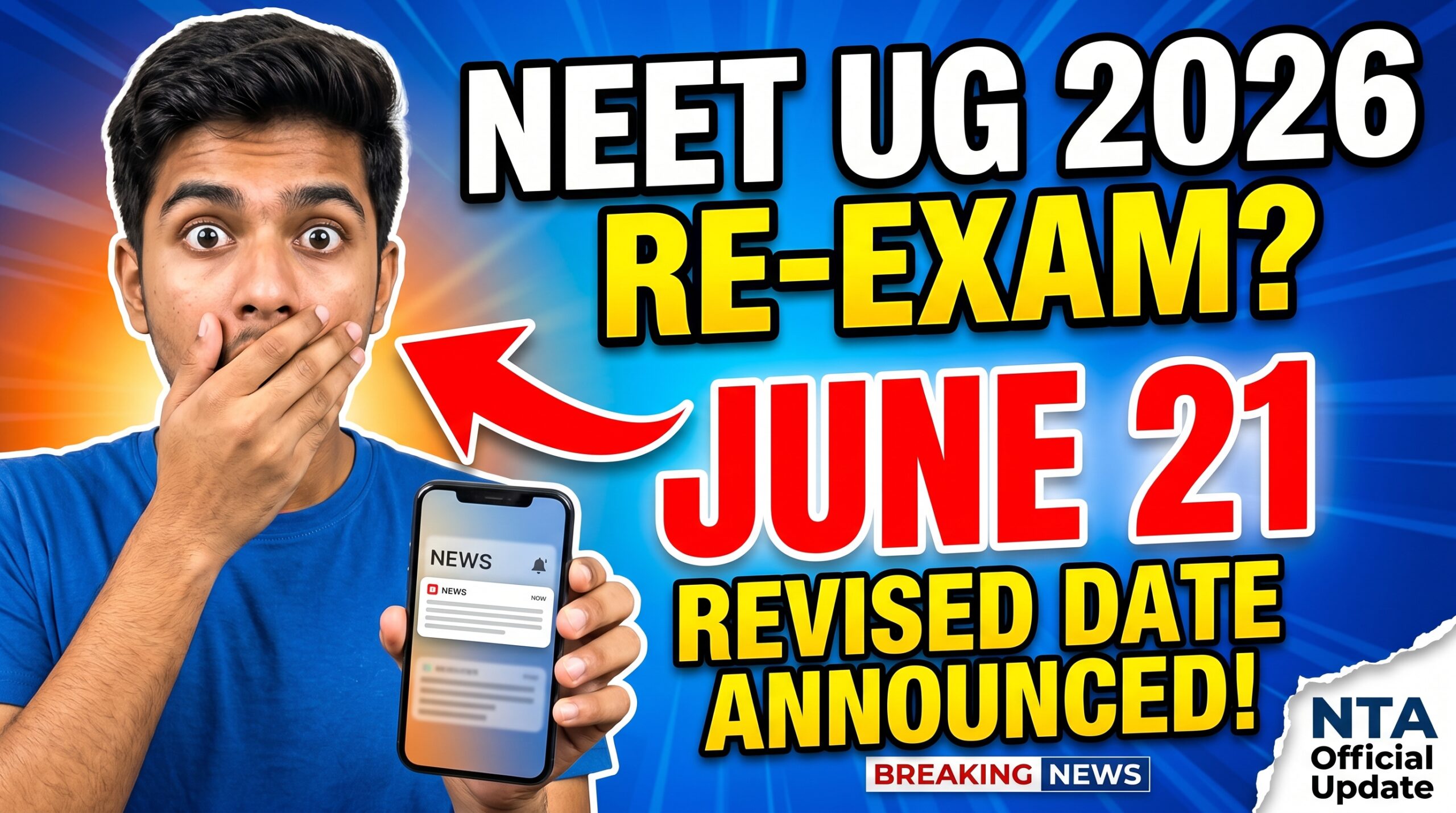 NEET UG 2026 Revised Exam Date