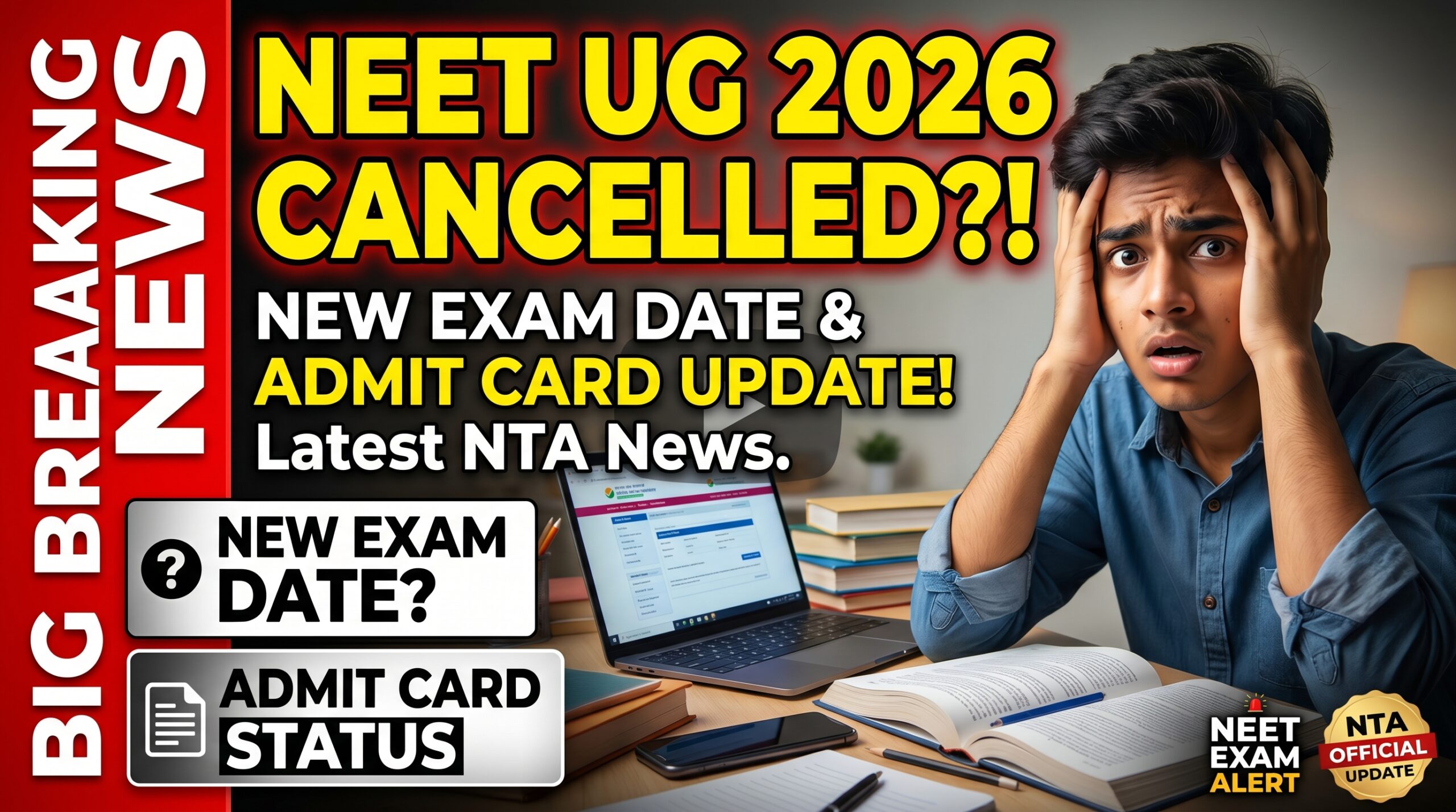 NEET UG Exam 2026 Cancelled