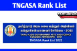 TNGASA Rank List 2026