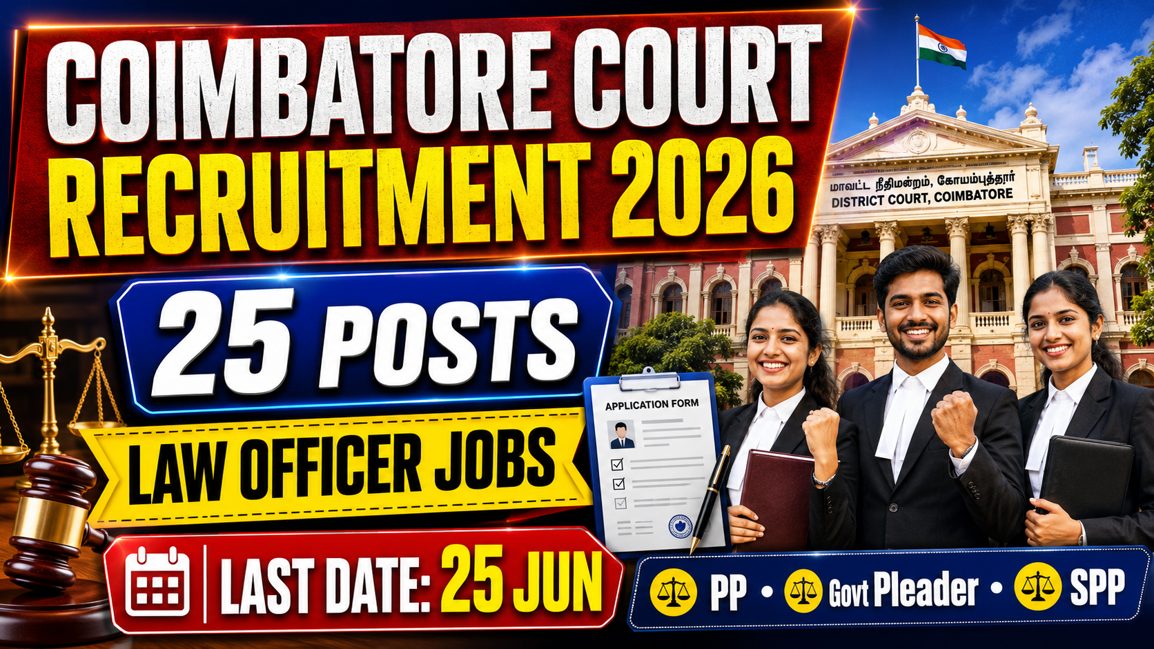 Coimbatore District Court Recruitment 2026