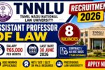 TNNLU Recruitment 2026