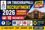 IIM Tiruchirappalli Recruitment 2026
