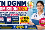 TN DGNM Admission 2026