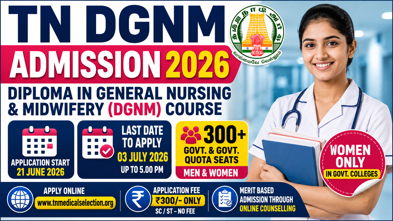 TN DGNM Admission 2026