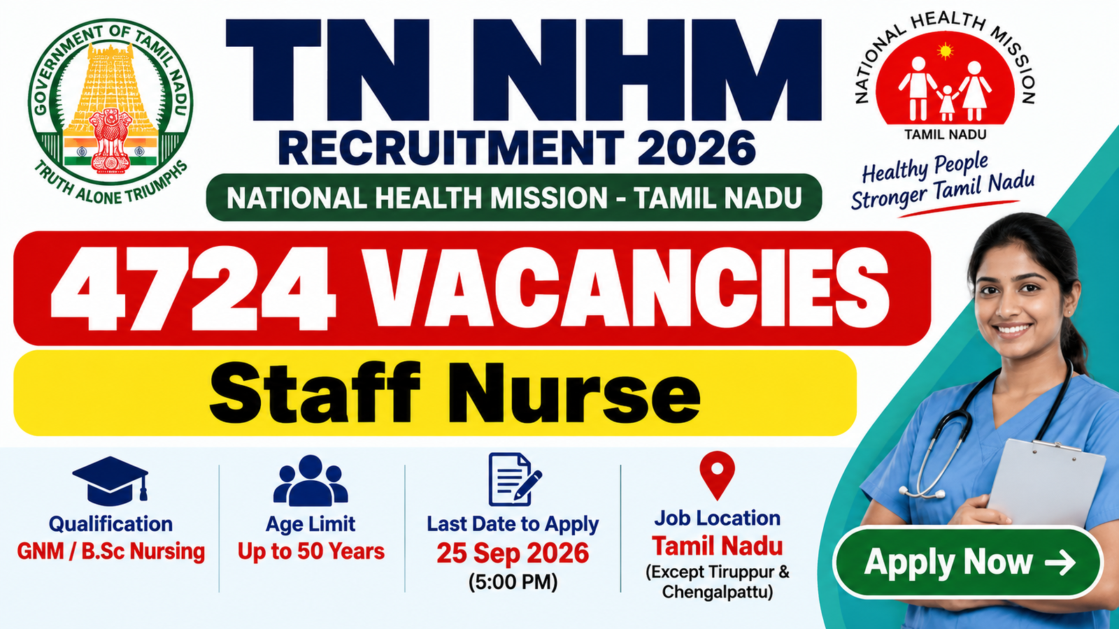 TN NHM Recruitment 2026