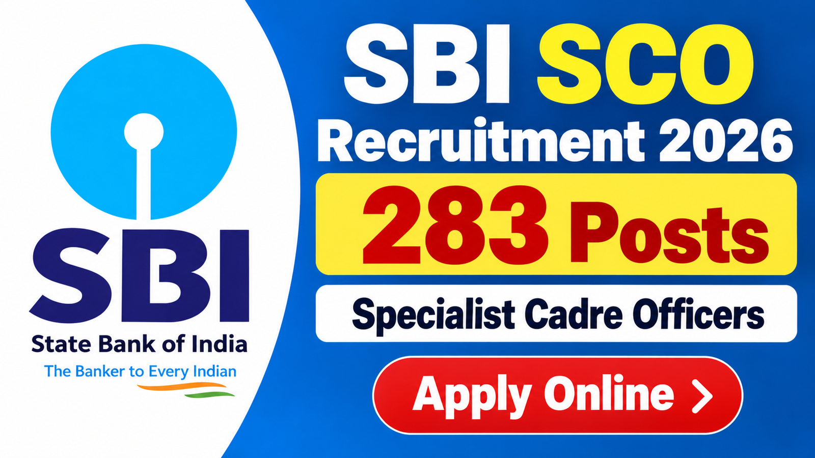 SBI SCO Recruitment 2026
