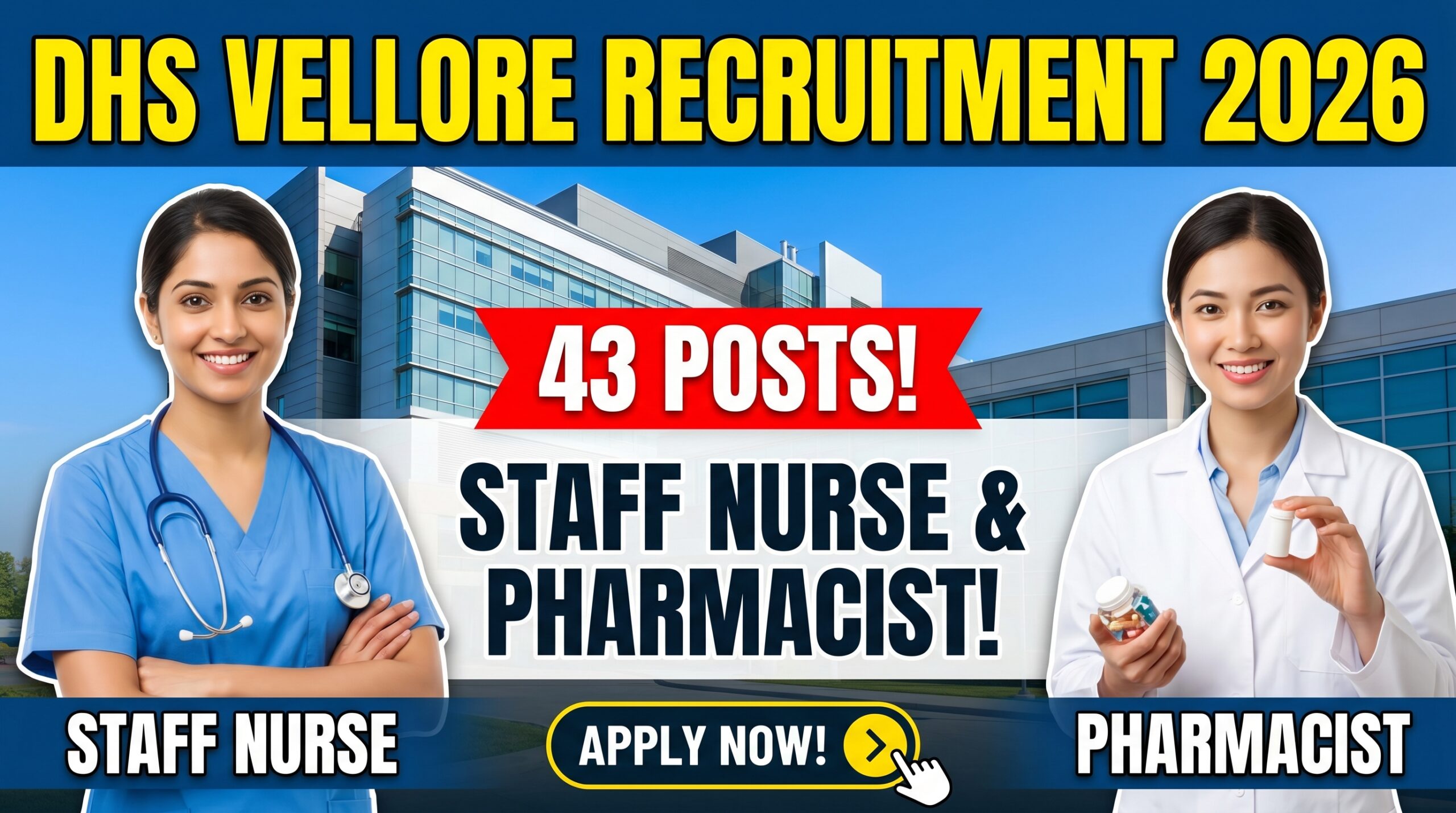 DHS Vellore Recruitment 2026