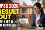 UPSC IAS IFS Prelims Result 2026