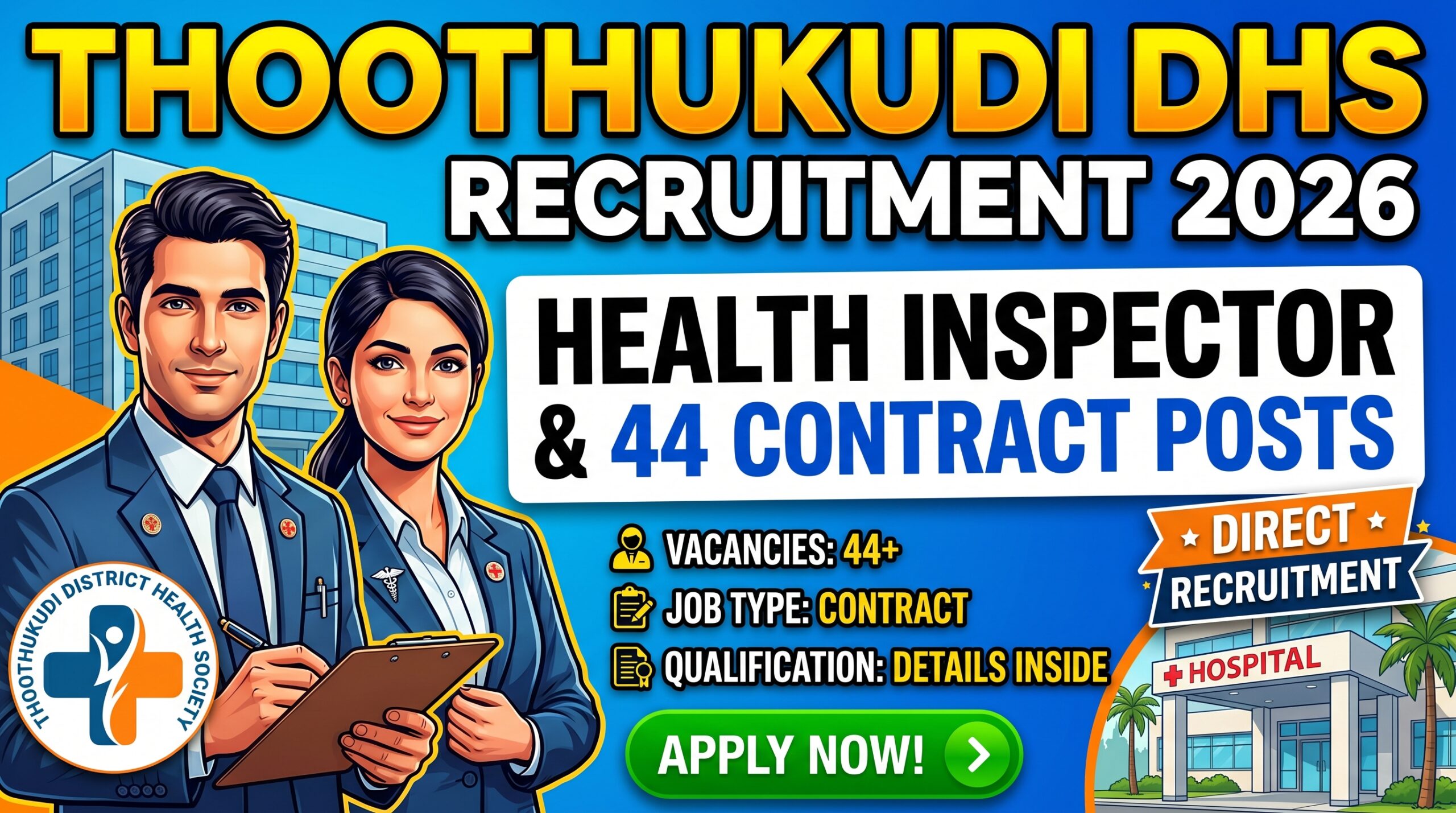 Thoothukudi DHS Recruitment 2026
