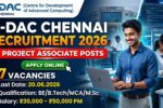 C-DAC Chennai Recruitment 2026